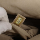 CHANEL Matelasse Chain Shoulder Bag tweed Beige Gold CC Auth 140752V-11