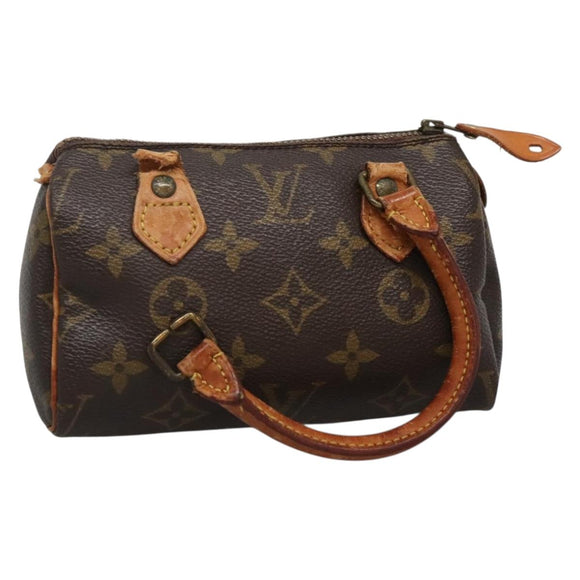 LOUIS VUITTON Monogram Mini Speedy Hand Bag M41534 LV Auth 140754