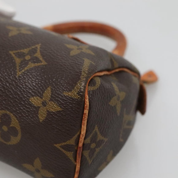 LOUIS VUITTON Monogram Mini Speedy Hand Bag M41534 LV Auth 140754