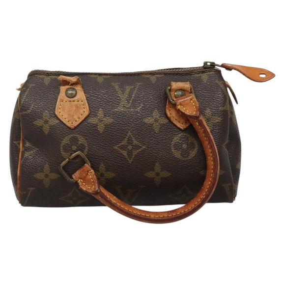 LOUIS VUITTON Monogram Mini Speedy Hand Bag M41534 LV Auth 140754