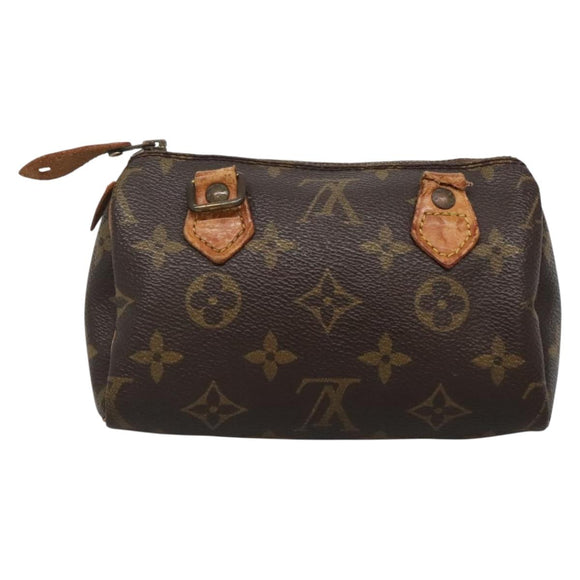 LOUIS VUITTON Monogram Mini Speedy Hand Bag M41534 LV Auth 140754