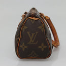 LOUIS VUITTON Monogram Mini Speedy Hand Bag M41534 LV Auth 140754-4
