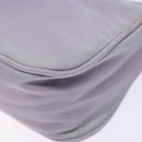 PRADA Accessory Pouch Nylon Purple Silver Auth 140755-9