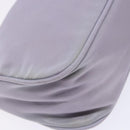 PRADA Accessory Pouch Nylon Purple Silver Auth 140755-16