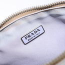 PRADA Accessory Pouch Nylon Purple Silver Auth 140755-18
