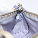 PRADA Accessory Pouch Nylon Purple Silver Auth 140755-19