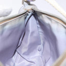 PRADA Accessory Pouch Nylon Purple Silver Auth 140755-20