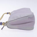 PRADA Accessory Pouch Nylon Purple Silver Auth 140755-4