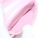 CHANEL Matelasse Chain Shoulder Bag Lamb Skin Pink Gold CC Auth 140756M-10