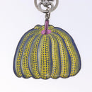 LOUIS VUITTON Porte Cles Pumpkin Charm metal Yellow M01103 LV Auth 140762-4