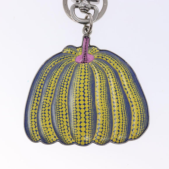 LOUIS VUITTON Porte Cles Pumpkin Charm metal Yellow M01103 LV Auth 140762