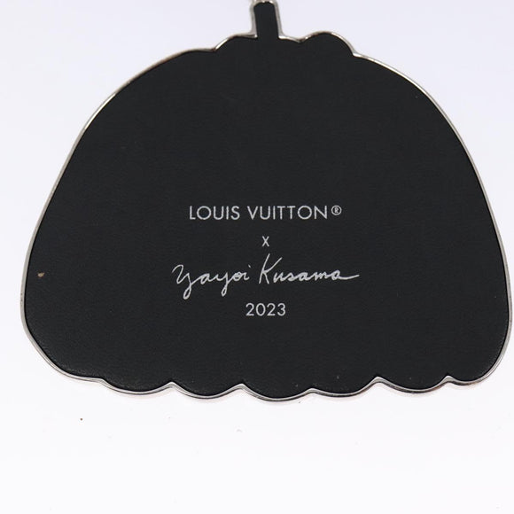 LOUIS VUITTON Porte Cles Pumpkin Charm metal Yellow M01103 LV Auth 140762