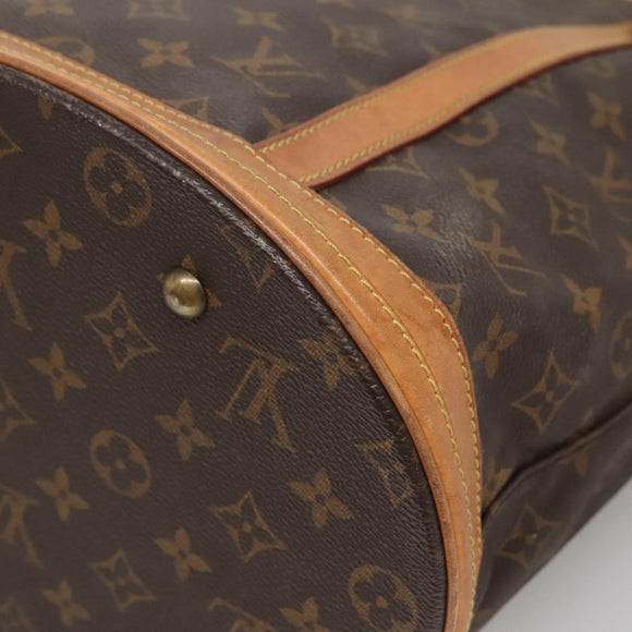 LOUIS VUITTON Monogram Bucket GM Shoulder Bag M42236 LV Auth 140772