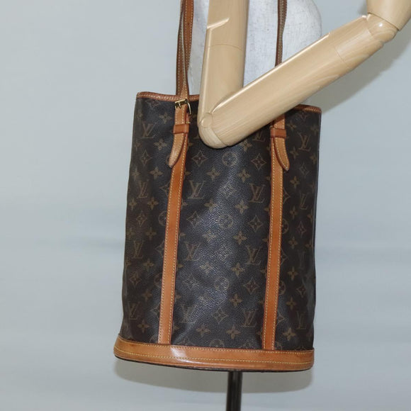 LOUIS VUITTON Monogram Bucket GM Shoulder Bag M42236 LV Auth 140772