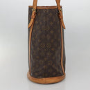 LOUIS VUITTON Monogram Bucket GM Shoulder Bag M42236 LV Auth 140772-4