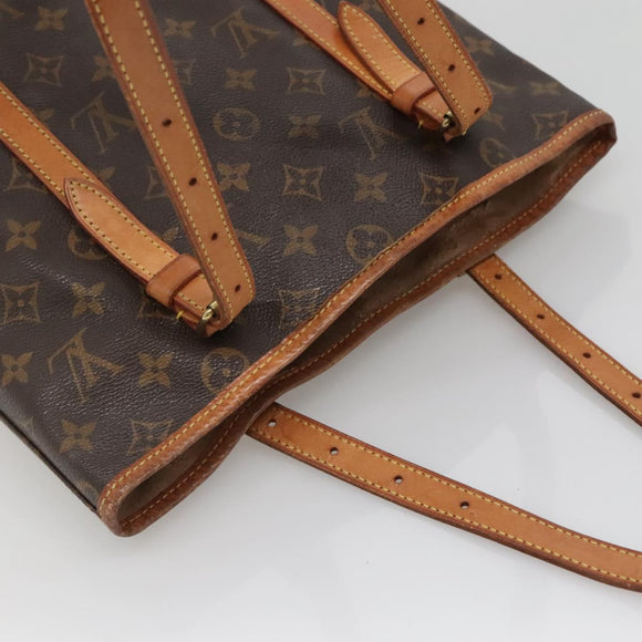 LOUIS VUITTON Monogram Bucket GM Shoulder Bag M42236 LV Auth 140772