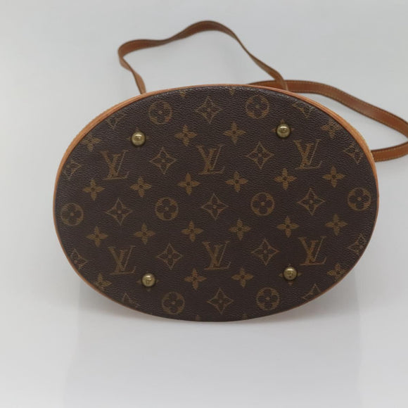 LOUIS VUITTON Monogram Bucket GM Shoulder Bag M42236 LV Auth 140772