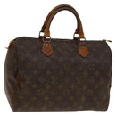 LOUIS VUITTON Monogram Speedy 30 Hand Bag M41526 LV Auth 140774-1