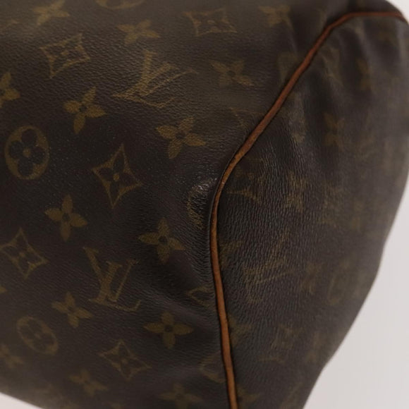 LOUIS VUITTON Monogram Speedy 30 Hand Bag M41526 LV Auth 140774