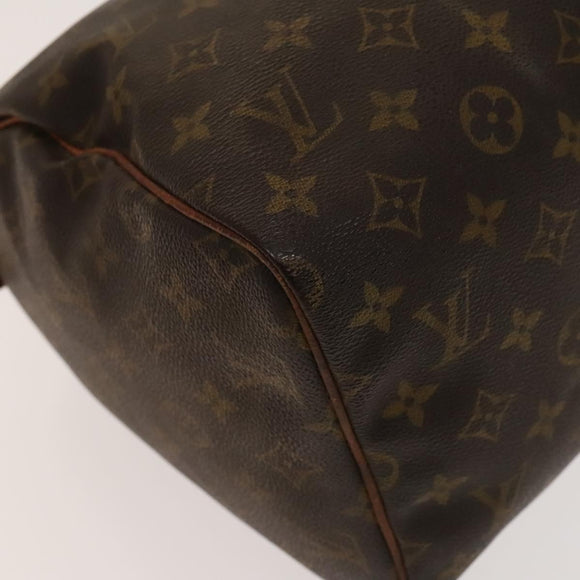 LOUIS VUITTON Monogram Speedy 30 Hand Bag M41526 LV Auth 140774