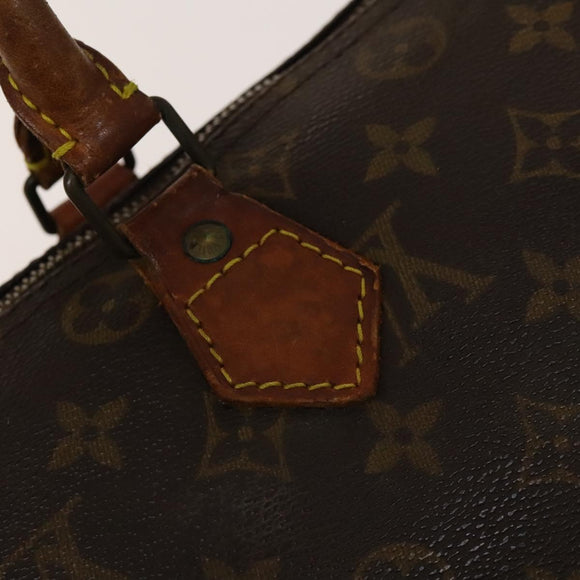 LOUIS VUITTON Monogram Speedy 30 Hand Bag M41526 LV Auth 140774