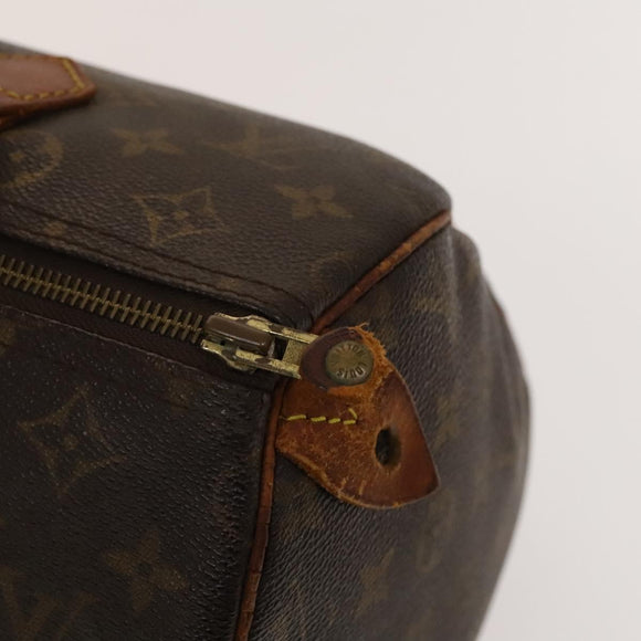 LOUIS VUITTON Monogram Speedy 30 Hand Bag M41526 LV Auth 140774