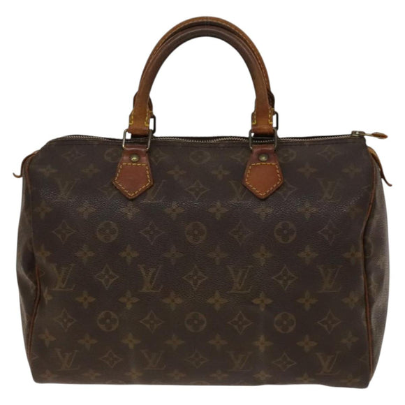 LOUIS VUITTON Monogram Speedy 30 Hand Bag M41526 LV Auth 140774
