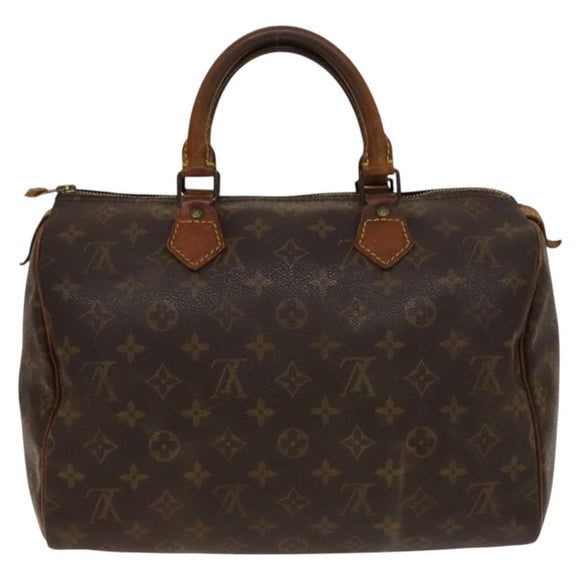LOUIS VUITTON Monogram Speedy 30 Hand Bag M41526 LV Auth 140774