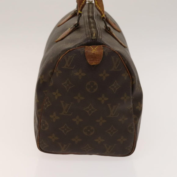 LOUIS VUITTON Monogram Speedy 30 Hand Bag M41526 LV Auth 140774