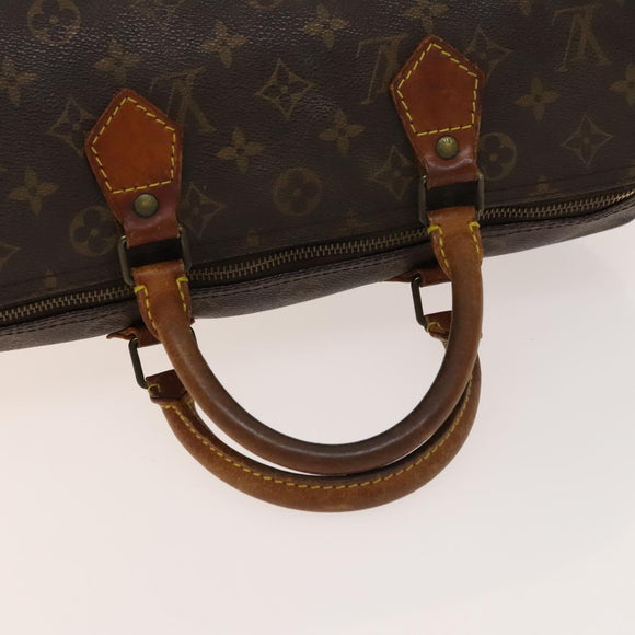 LOUIS VUITTON Monogram Speedy 30 Hand Bag M41526 LV Auth 140774