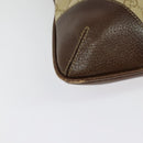 GUCCI GG Canvas Shoulder Bag Beige Gold 115568 Auth 140785-16