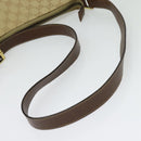 GUCCI GG Canvas Shoulder Bag Beige Gold 115568 Auth 140785-8