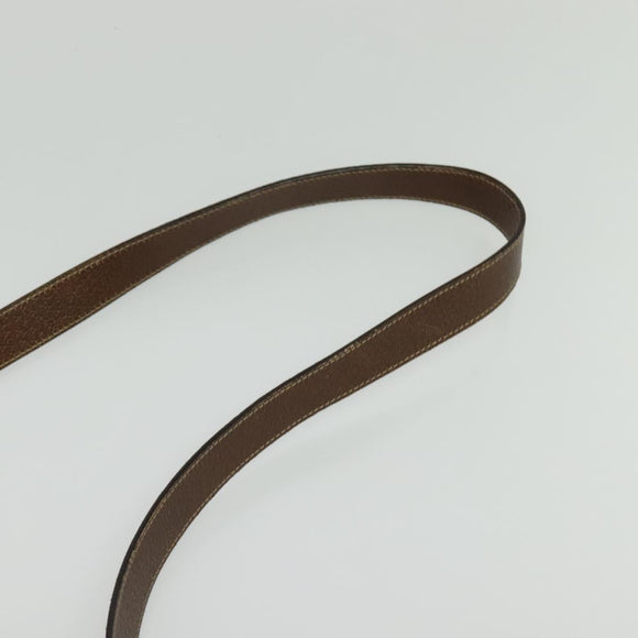 GUCCI GG Canvas Shoulder Bag Beige Gold 115568 Auth 140785