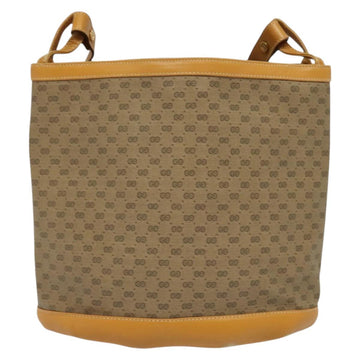 GUCCI Micro GG Supreme Shoulder Bag PVC Beige Gold 001 14 0934 Auth 140786 - 0