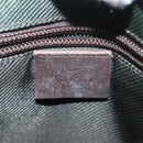 GUCCI GG Supreme Shoulder Bag PVC Beige Silver 92562 Auth 140791-16