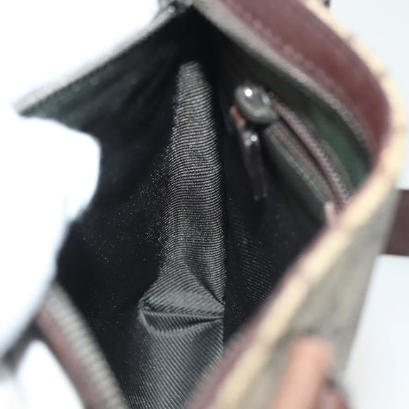 GUCCI GG Supreme Shoulder Bag PVC Beige Silver 92562 Auth 140791