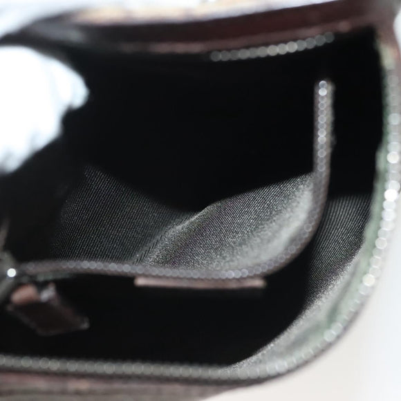 GUCCI GG Supreme Shoulder Bag PVC Beige Silver 92562 Auth 140791