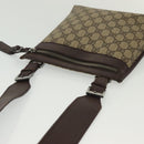 GUCCI GG Supreme Shoulder Bag PVC Beige Silver 92562 Auth 140791-6