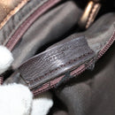 LOEWE Nappa Aire Hand Bag Leather Bronze Gold Auth 140794-12