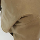 LOEWE Nappa Aire Hand Bag Leather Beige Gold Auth 140795-9