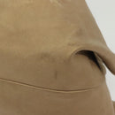 LOEWE Nappa Aire Hand Bag Leather Beige Gold Auth 140795-14