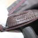 LOEWE Nappa Aire Hand Bag Leather Beige Gold Auth 140795-12