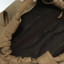 LOEWE Nappa Aire Hand Bag Leather Beige Gold Auth 140795-6