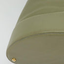 LOEWE Anton Shoulder Bag Leather Green Gold Auth 140796-14