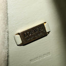 LOEWE Anton Shoulder Bag Leather Green Gold Auth 140796-11