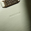 LOEWE Anton Shoulder Bag Leather Green Gold Auth 140796-18