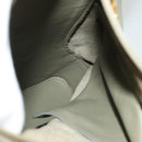 LOEWE Anton Shoulder Bag Leather Green Gold Auth 140796-19