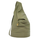 LOEWE Anton Shoulder Bag Leather Green Gold Auth 140796-13