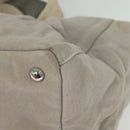 PRADA Bijoux Kanapa MM Tote Bag Canvas 2way Gray Auth 140797-9
