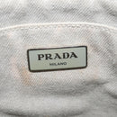 PRADA Bijoux Kanapa MM Tote Bag Canvas 2way Gray Auth 140797-19